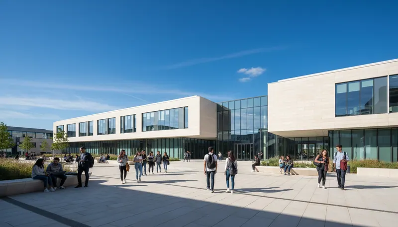 University of Oxford campus illustration
